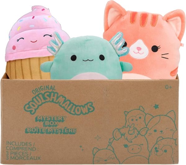 3 pakirani Pliškoti Squishmallows v Blind Box