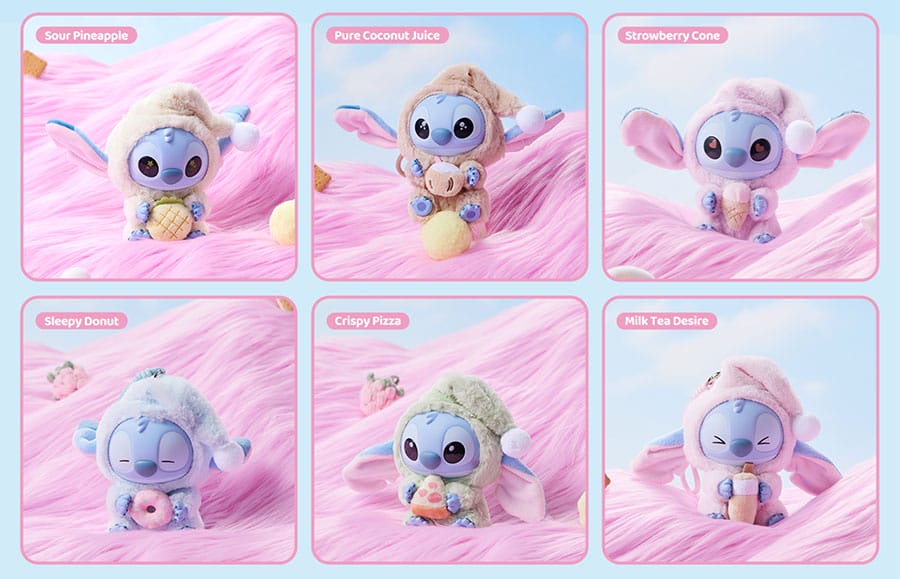 Figurice v Stitch Blind Box igrača Eat Something Before Sleep
